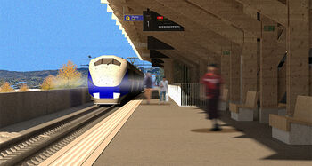 Image may contain: Track, Rail transport, Train, High-speed rail, Rolling stock.