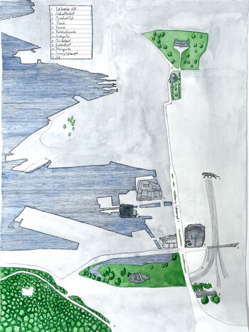 Image may contain: Drawing, Map, Design.