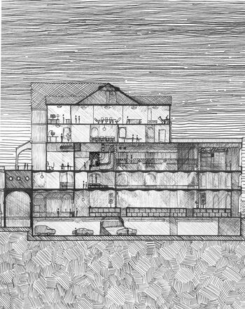 Image may contain: White, Sketch, Drawing, Plan, Diagram.