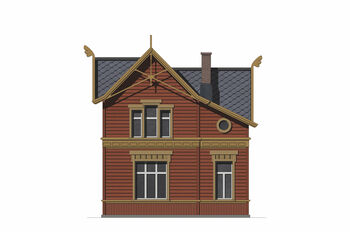 Image may contain: Window, Facade, Architecture, Roof, House.