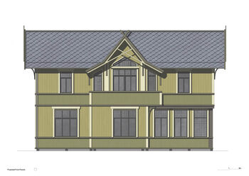 Image may contain: Wood, Siding, Architecture, Roof, Home.