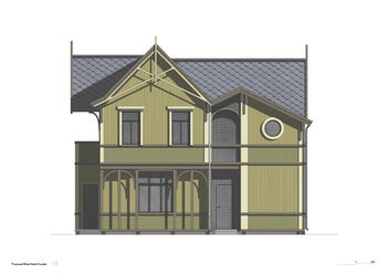 Image may contain: Architecture, Home, Siding, Composite material, Building material.