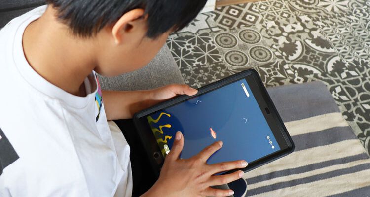 Person bruker Ipad