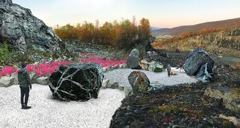 Image may contain: Rock, geological phenomenon, Geology, Geological formation, Winter.