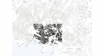 Image may contain: White, Map, Monochrome photography, Monochrome, Plan.
