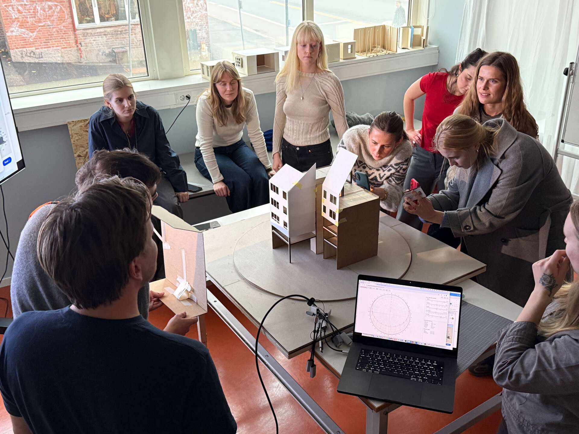 Studenter, undervisning, arkitekturstudier