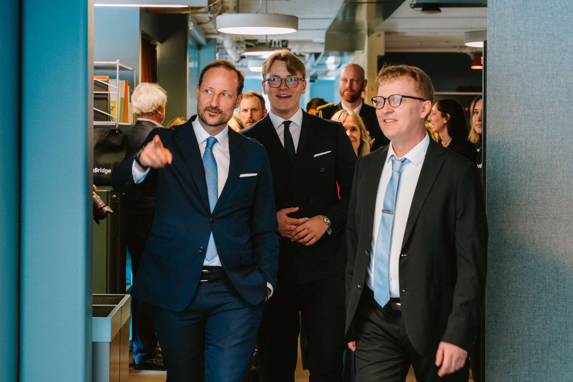 Kronprins Haakon og prins Sverre Magnus, besøk 