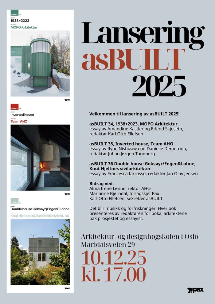 Plakat, boklansering