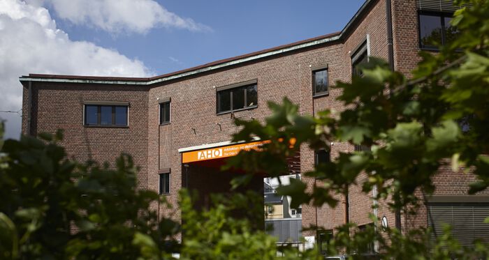 foto av inngangspartiet til Aho