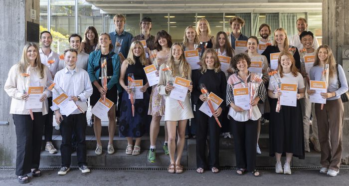Alle smilende vinnere av AHO works awards