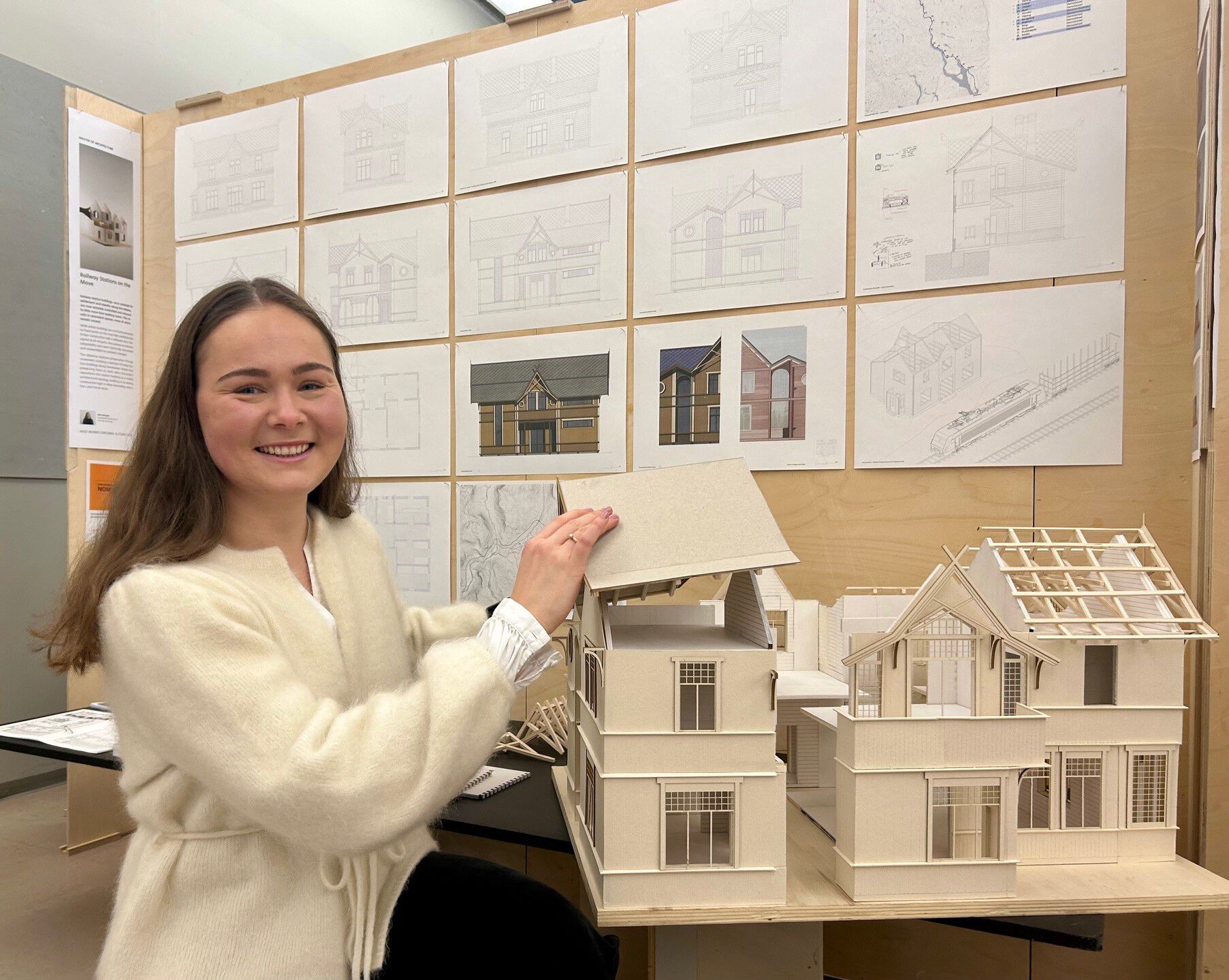 Arkitekt, utstilling, modeller