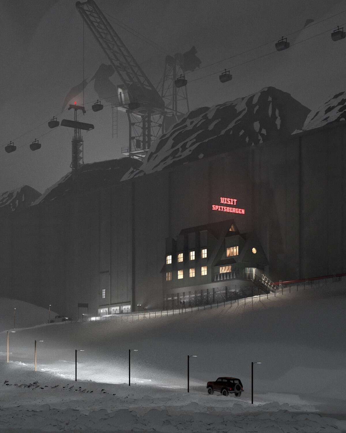 Svalbard, arkitektur