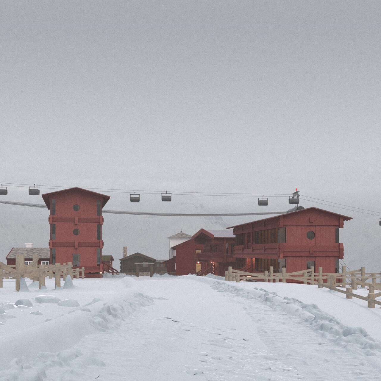 Arkitekttegning, bygning