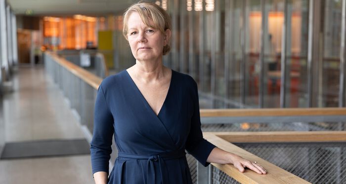 Foto av rektor ved AHO, Irene Alma Lønne, inne på AHO